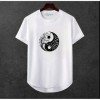 Erkek Ön Baskili T-shirt Plus Model
